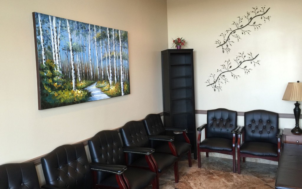 20 Mile Urgent Care waiting room